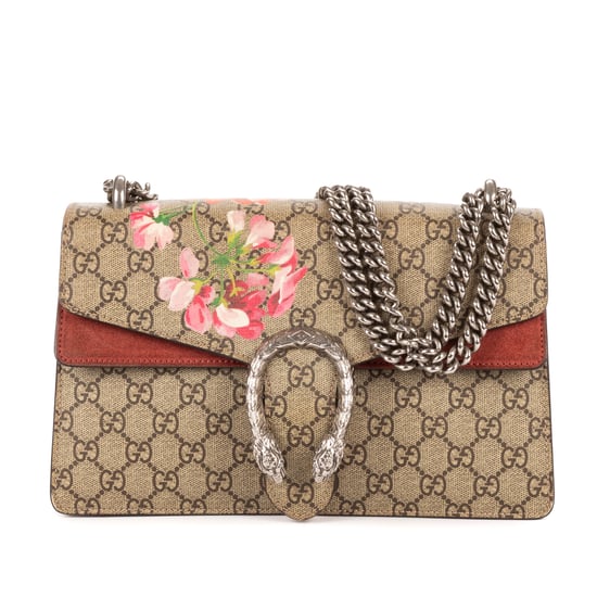 Gucci Blooms Dionysus Small en Beige/Borgoña Lienzo recubierto - Image 1