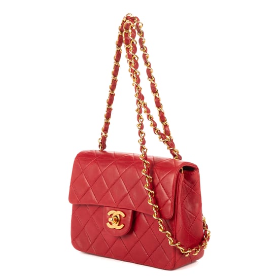 Chanel Timeless Mini en Red Cuero de ternero - Image 2
