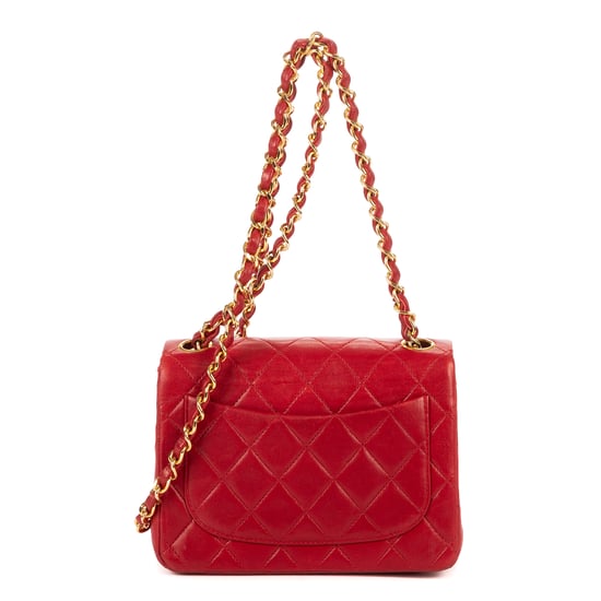 Chanel Timeless Mini en Red Cuero de ternero - Image 5