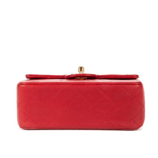 Chanel Timeless Mini en Red Cuero de ternero - Image 6