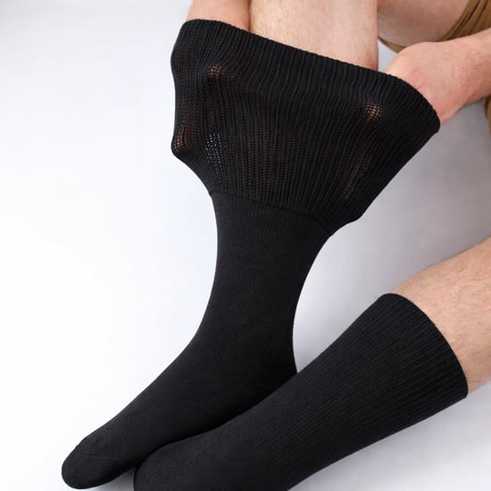Paquete de 3 calcetines deportivos para hombres diabéticos | Calcetines cómodos transpirables sin constricción - Image 5