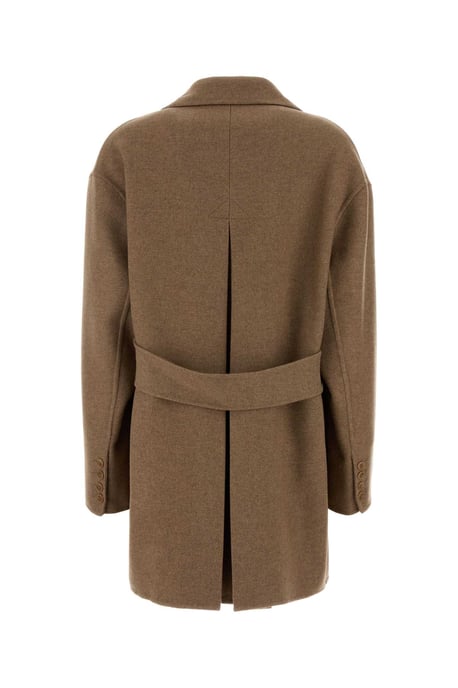 Blazer de mezcla de lana camel - Image 4