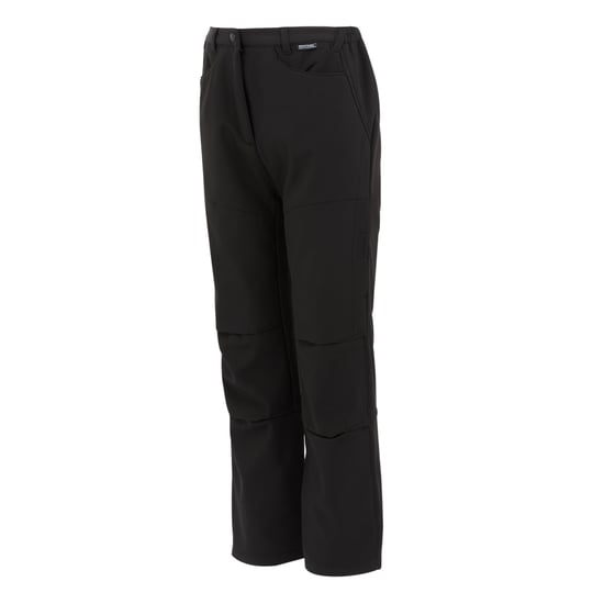 Regatta Childrens/Kids Softshell Hiking Trousers (Black) - Image 3