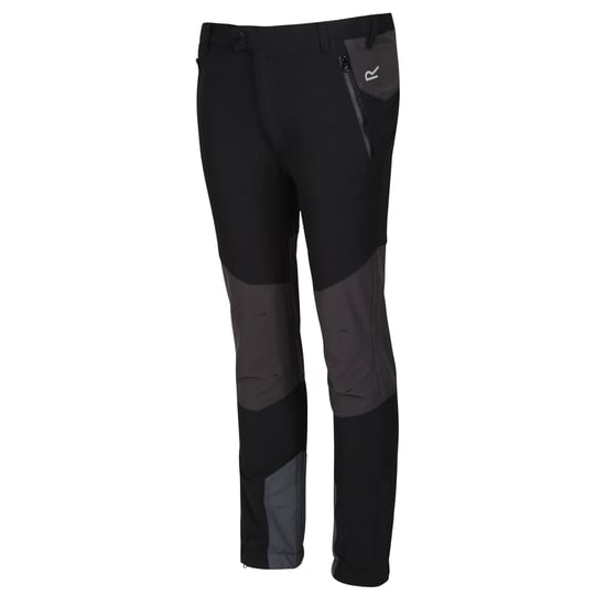 Regatta Childrens/Kids Tech Mountain Hiking Trousers (Black/Ash) - Image 4