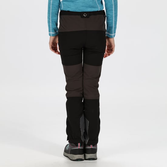 Regatta Childrens/Kids Tech Mountain Hiking Trousers (Black/Ash) - Image 5