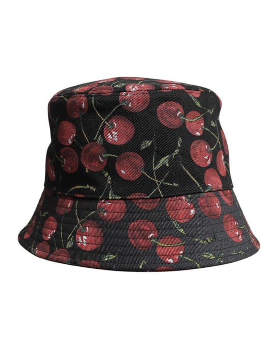Sombrero de Cubo con Estampado de Cerezas - Image 3