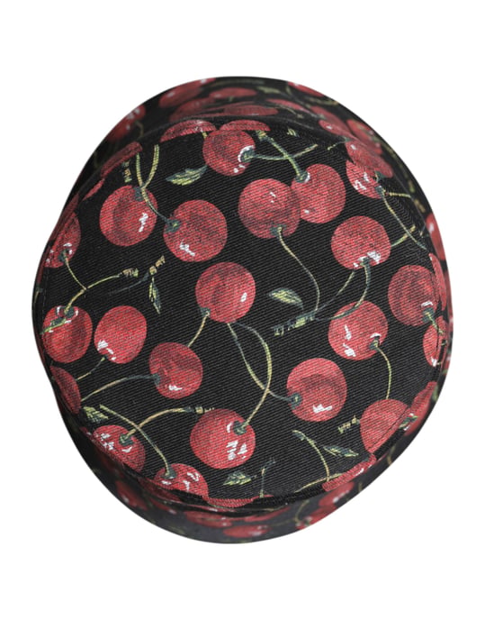 Sombrero de Cubo con Estampado de Cerezas - Image 4
