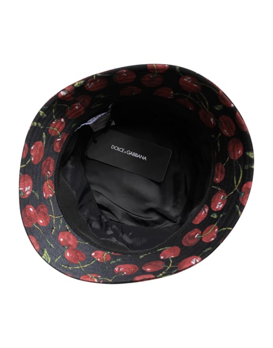 Sombrero de Cubo con Estampado de Cerezas - Image 6