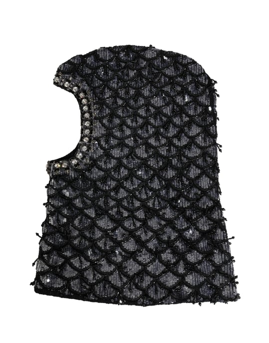 Gorro Balaclava Escallopado Embellecido de Dolce & Gabbana - Image 2