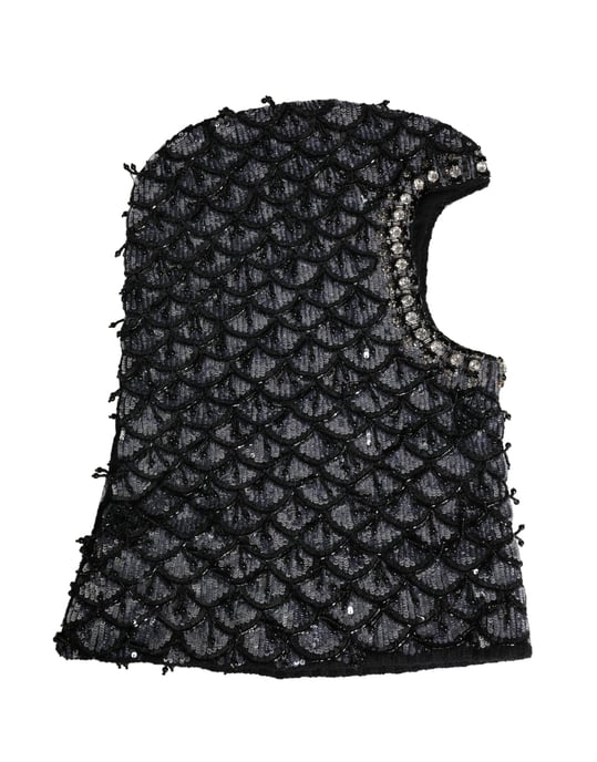Gorro Balaclava Escallopado Embellecido de Dolce & Gabbana - Image 3