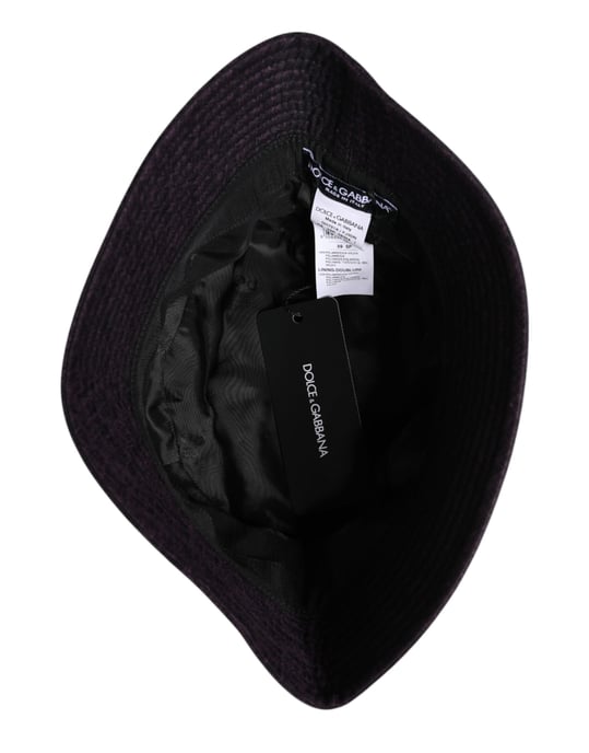 Sombrero de cubo de tela texturizada - Image 5