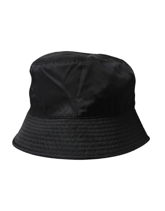 Gorra de Cubo Negra Sólida - Image 1