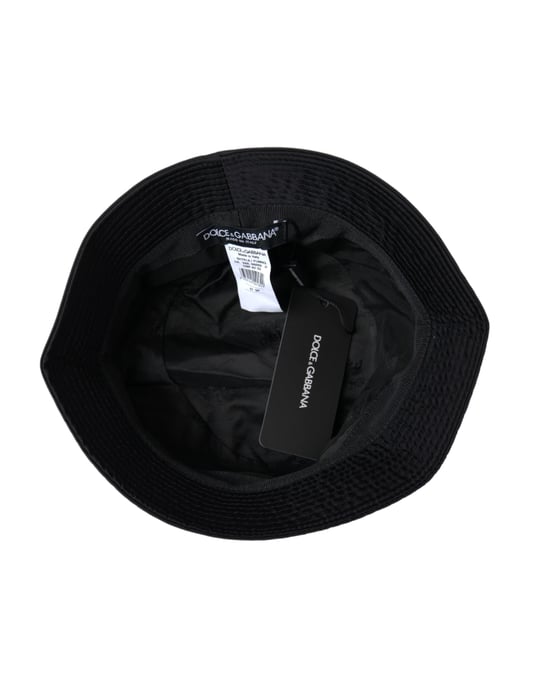 Gorra de Cubo Negra Sólida - Image 4