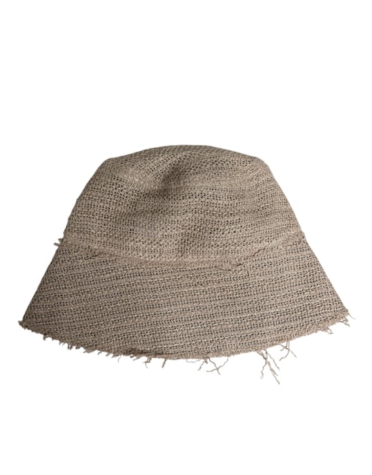 Sombrero de Cubo de Lino con Detalle Desteñido - Image 4