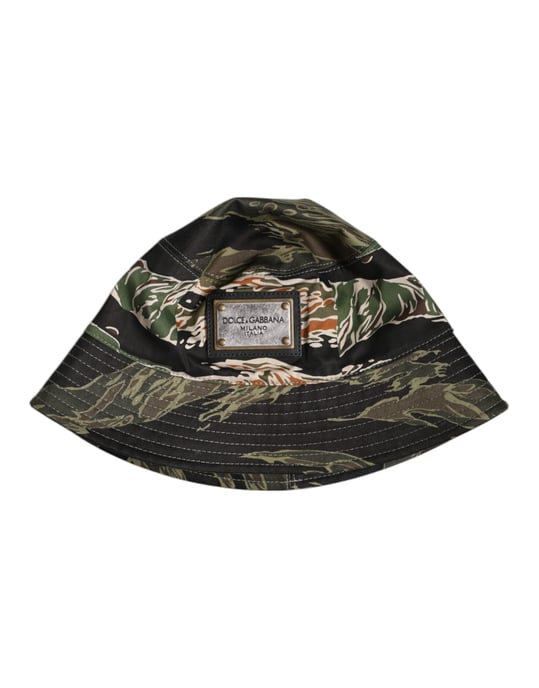 Sombrero de Cubo Camuflaje con Parche de Logo - Image 3