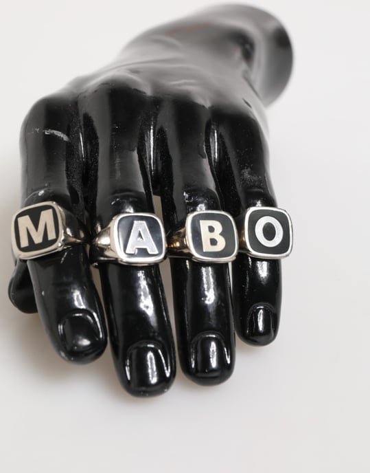 Anillo de Plata con Letra Inicial - Image 6