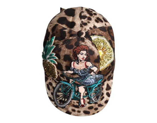 Gorra de bicicleta con estampado de leopardo - Image 6