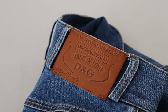 Jeans de mezclilla de tiro alto con pliegues - Image 5