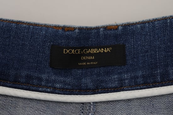 Jeans de mezclilla de tiro alto con pliegues - Image 6