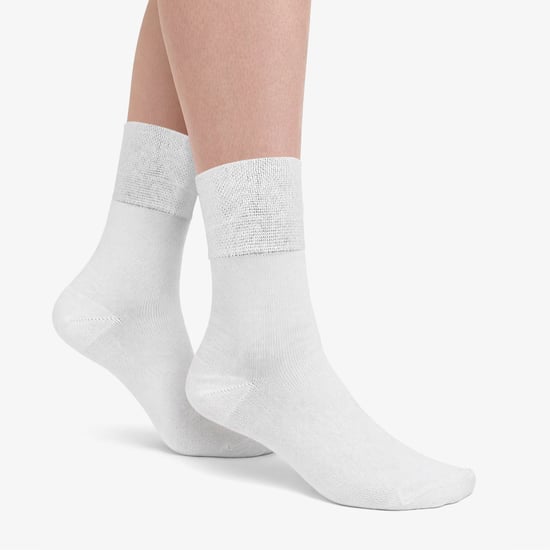 8 Pares de Calcetines Diabéticos para Damas de Bambú | Calcetines Suaves de Confort Sin Presión - Image 4