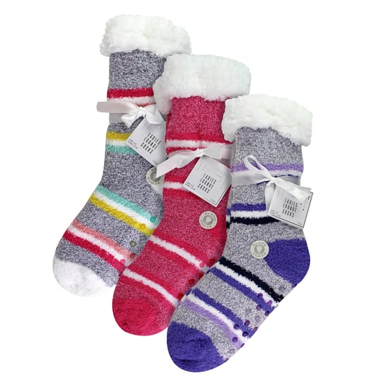 3 Pares de Calcetas Suaves y Abultadas para Mujeres | Calcetines de Casa Cálidos y Confortables - Image 2