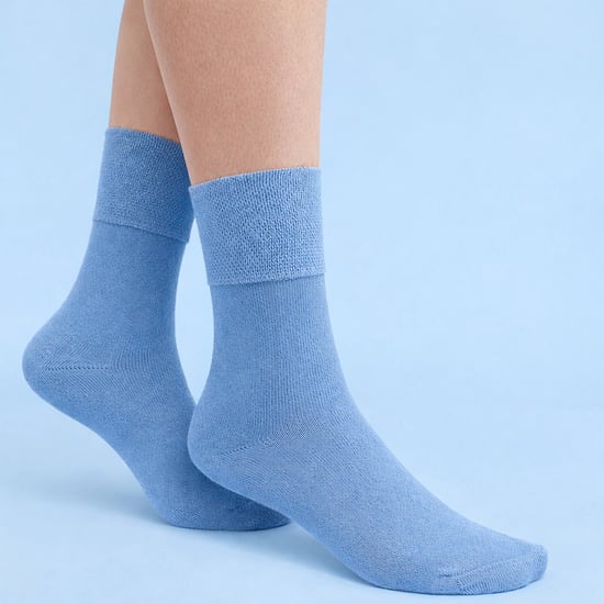 Calcetines Diabéticos de Bambú para Damas - Paquete de 8 Pares | Calcetines Suaves y de Confort Sin Presión - Image 4