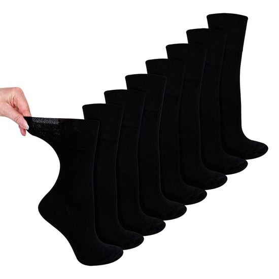 8 Pares de Medias de Bambú para Diabéticas | Medias Suaves sin Compresión - Image 1