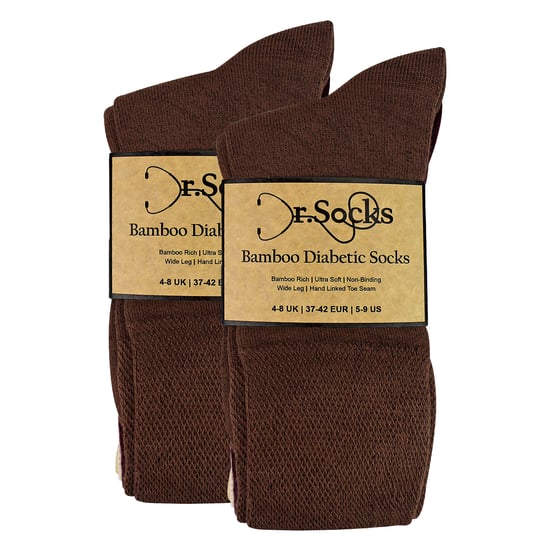 8 Pares de Calcetines Diabéticos para Damas de Bambú | Calcetines Suaves y Cómodos Sin Ajuste - Image 2
