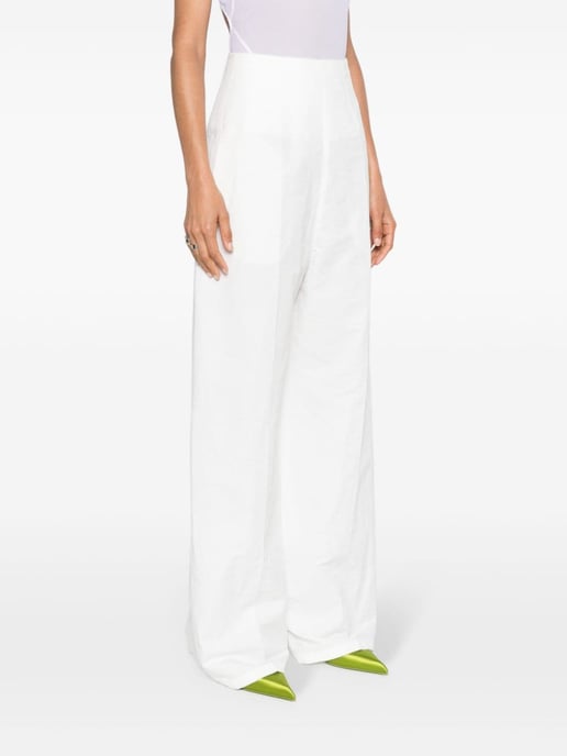 Pantalones de Mezcla de Lino y Algodón - Image 4
