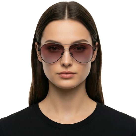 Gafas de sol estilo piloto de metal para mujeres DK304S - Image 3
