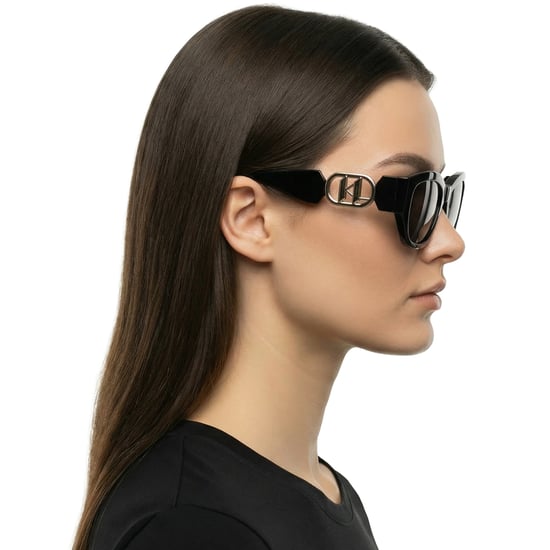 Gafas de sol de mujer estilo gato con detalle metálico KL6069S - Image 6