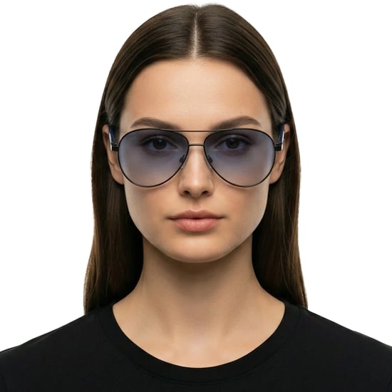 Gafas de sol de metal estilo piloto para mujer DK304S - Image 3