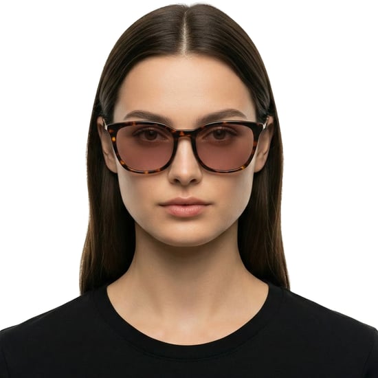 Gafas de sol cuadradas para mujer con patillas de metal DK708S N - Image 3