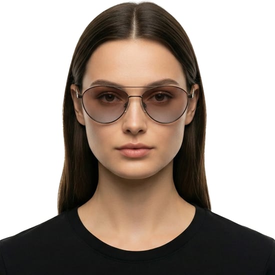 Gafas de Sol para Mujer Estilo Piloto de Metal DK302S - Image 3