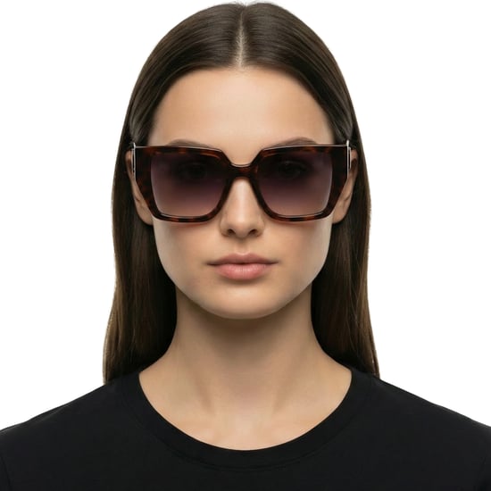 Gafas de sol rectangulares para mujeres hechas de plástico reciclado KL6098S N - Image 3