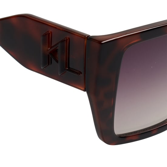 Gafas de sol rectangulares para mujeres hechas de plástico reciclado KL6098S N - Image 4