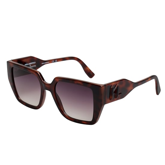 Gafas de sol rectangulares para mujeres hechas de plástico reciclado KL6098S N - Image 5