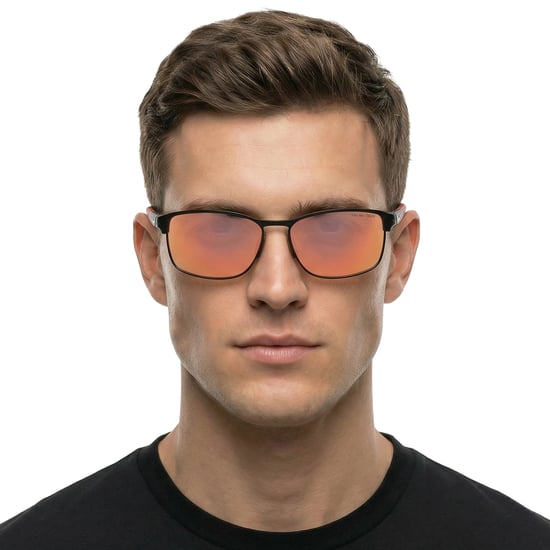 Gafas de sol modernas para hombre de metal rectangular M DZ7366 - Image 3