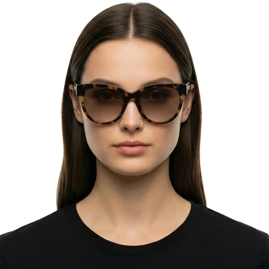 Gafas de sol de acetato redondas de ojo de gato para mujer LJ772S - Image 3