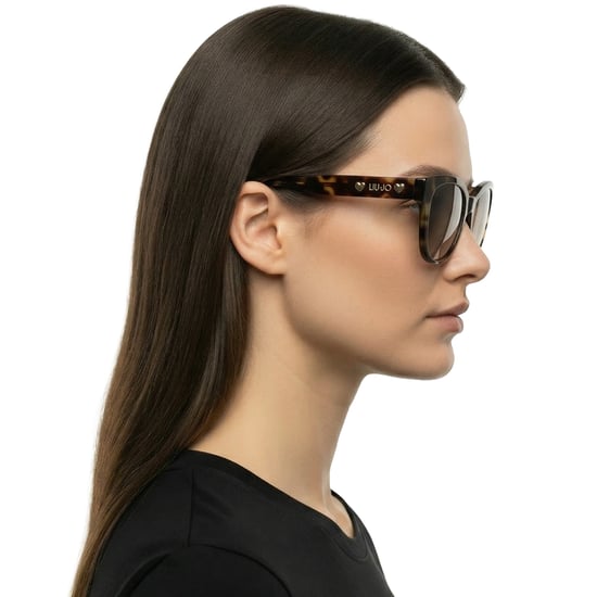 Gafas de sol de acetato redondas de ojo de gato para mujer LJ772S - Image 6