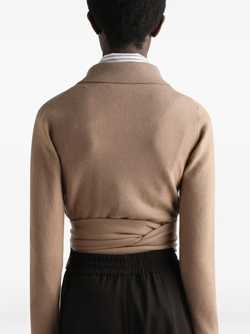 Cardigan Beige En Cachemira - Image 4