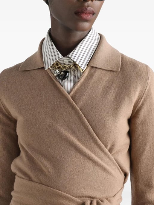 Cardigan Beige En Cachemira - Image 5