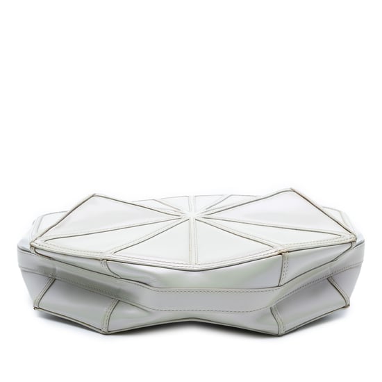 Clutch de muñeca de piel de cordero perlada de segunda mano Midnight Swim - Image 4