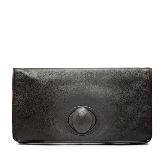 Cartera de piel de segunda mano con cierre de palanca - Image 1