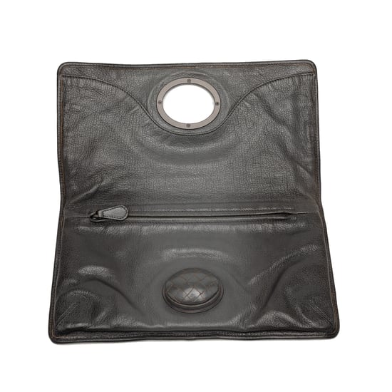 Cartera de piel de segunda mano con cierre de palanca - Image 4