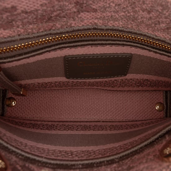 Mini Tote De Jouy Lady D Lite de Segunda Mano con Bordado en Lona - Image 4