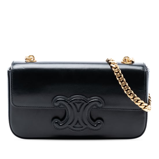 Bolso de cadena de hombro Cuir Triomphe de piel de ternera suave de segunda mano - Image 1
