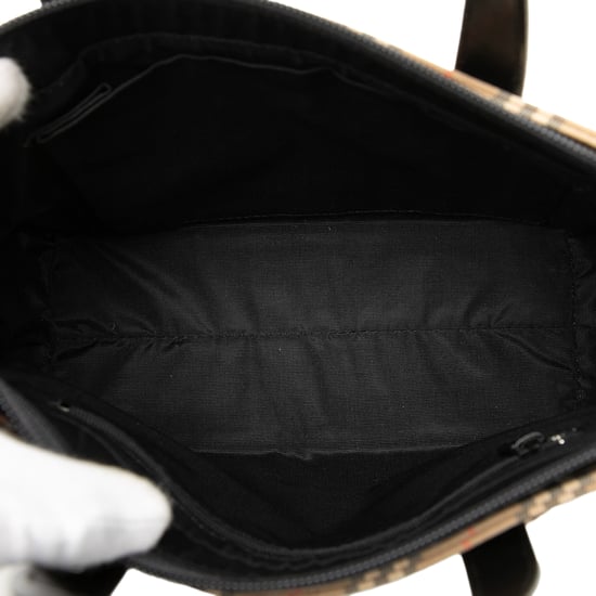 Bolso de mano de lienzo Haymarket Check de segunda mano - Image 4