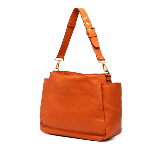 Bolso de Hombro con Bolsillo Lateral Vitello Daino de Segunda Mano - Image 2