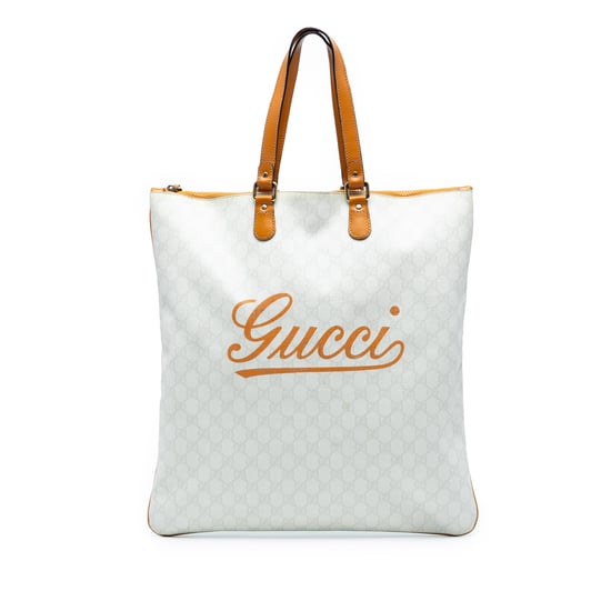 Bolso plano con cremallera Gg Supreme Heritage logo de segunda mano - Image 1